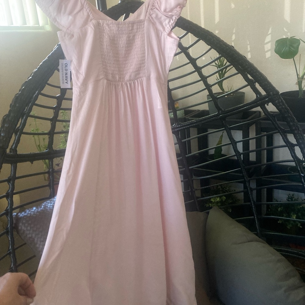 Old Navy Light Pink Maxi Dress